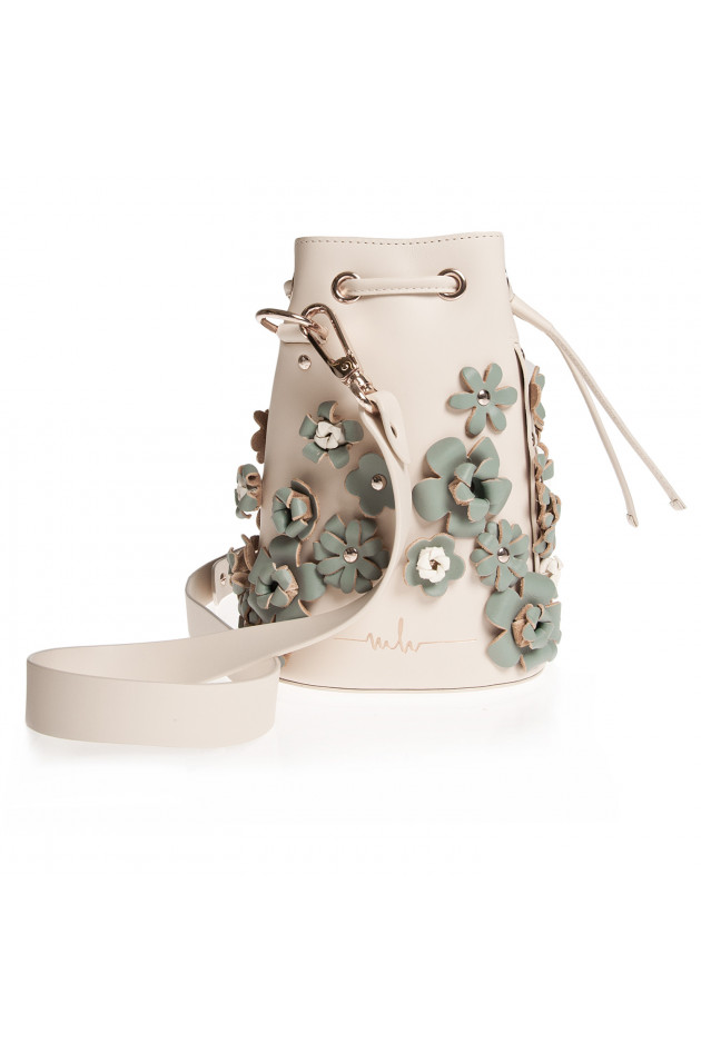 Marina Hoermanseder Tasche in Creme/Blau