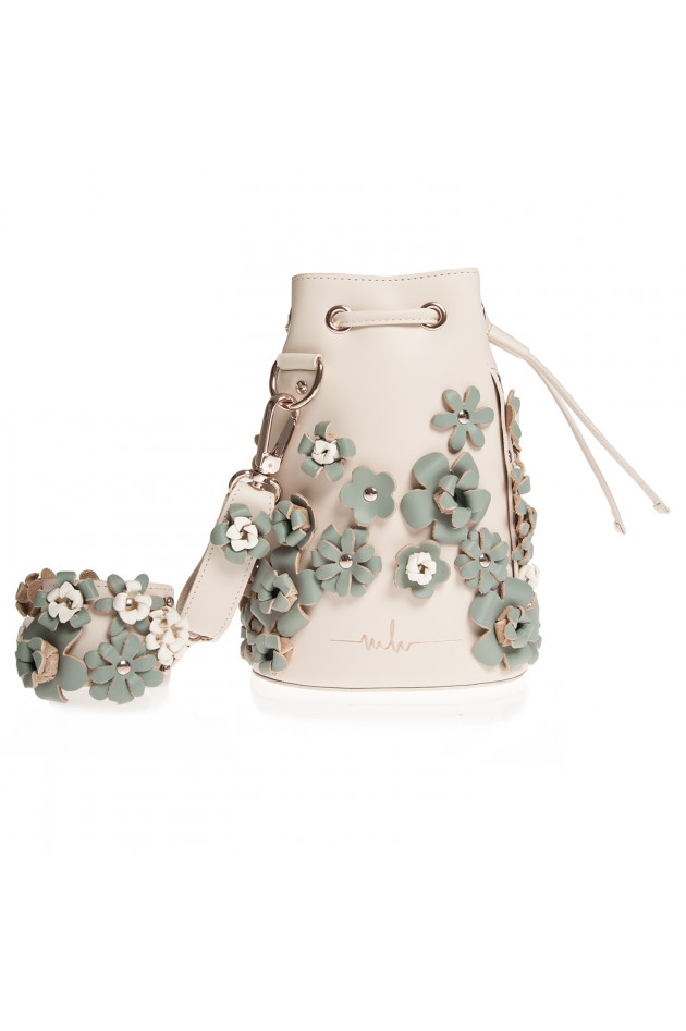Marina Hoermanseder Tasche in Creme/Blau