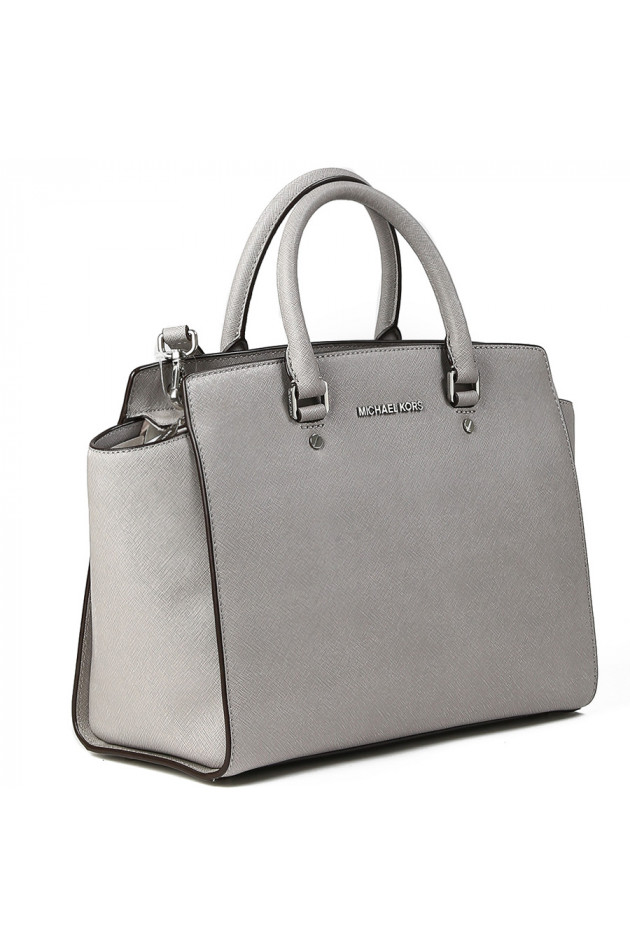 Michael Kors Tasche SELMA in Perlgrau