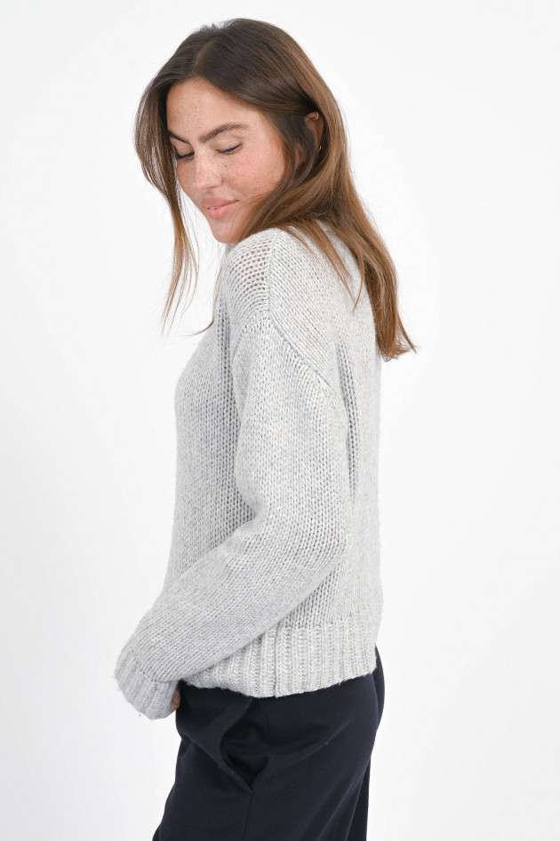 The Hug Cashmix Pullover in Hellgrau