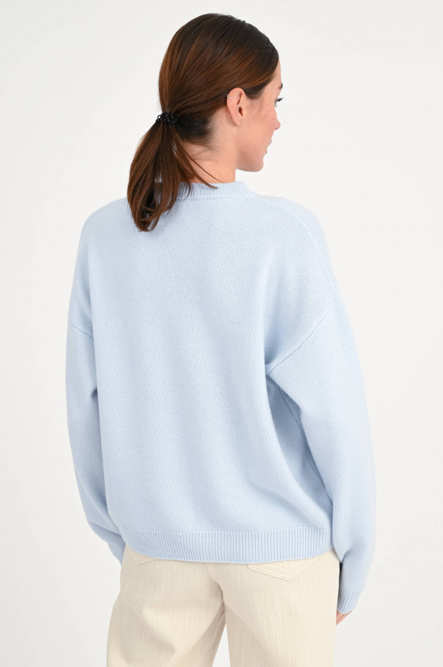 The Hug Cashmere-Pullover in Hellblau