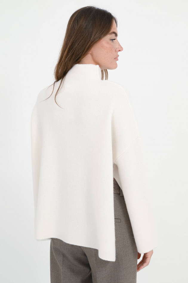 The Hug Pullover mit hohen Seitenschlitzen in Natur