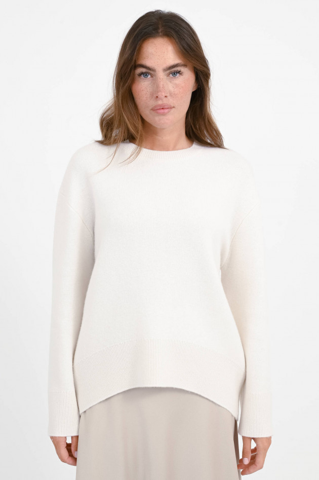 The Hug Pullover aus Woll-Cashmere-Mix in Natur
