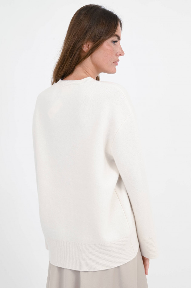The Hug Pullover aus Woll-Cashmere-Mix in Natur