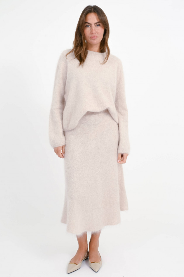 The Hug Brushed Cashmere Rock in Mushroom