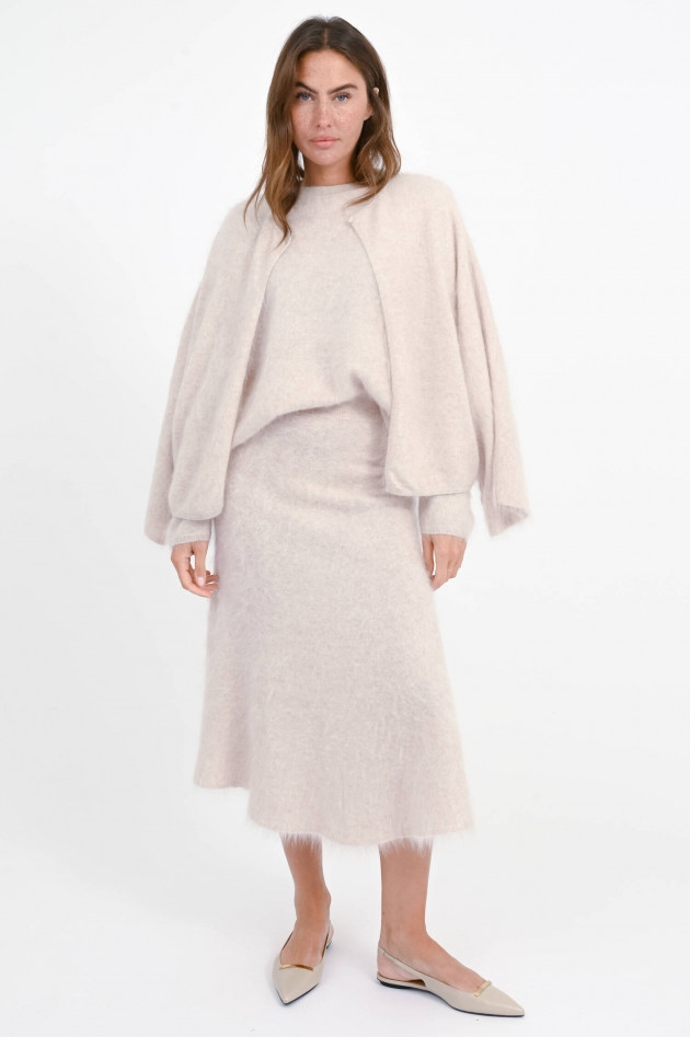 The Hug Brushed-Jacke in Mushroom