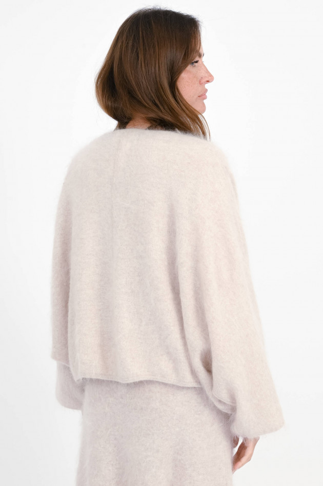 The Hug Brushed-Jacke in Mushroom