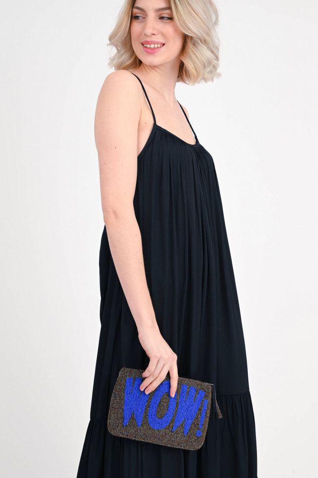 The Jacksons Statement Clutch WOW in Bronze/Blau