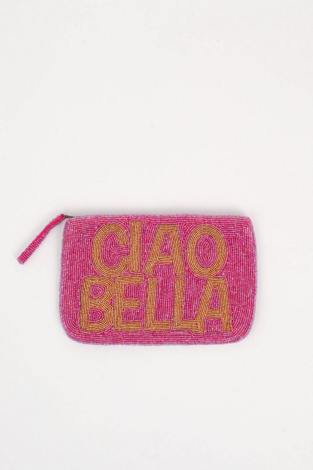 The Jacksons Statement Clutch CIAO BELLA in Pink/Gold