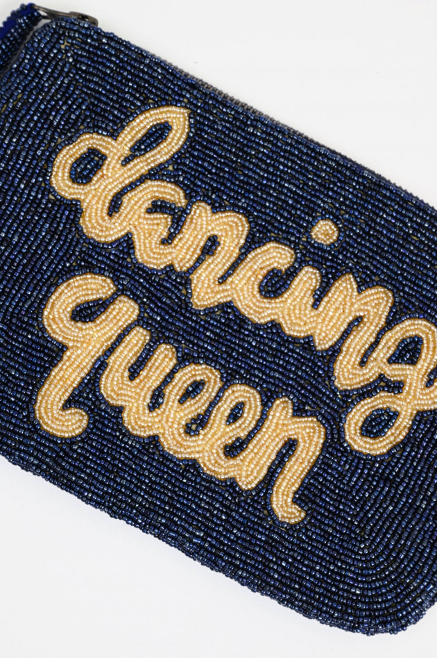 The Jacksons Perlen-Clutch DANCING QUEEN in Navy/Gold