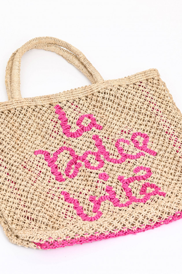 The Jacksons Jute-Tasche LA DOLCE VITA in Natur/Pink