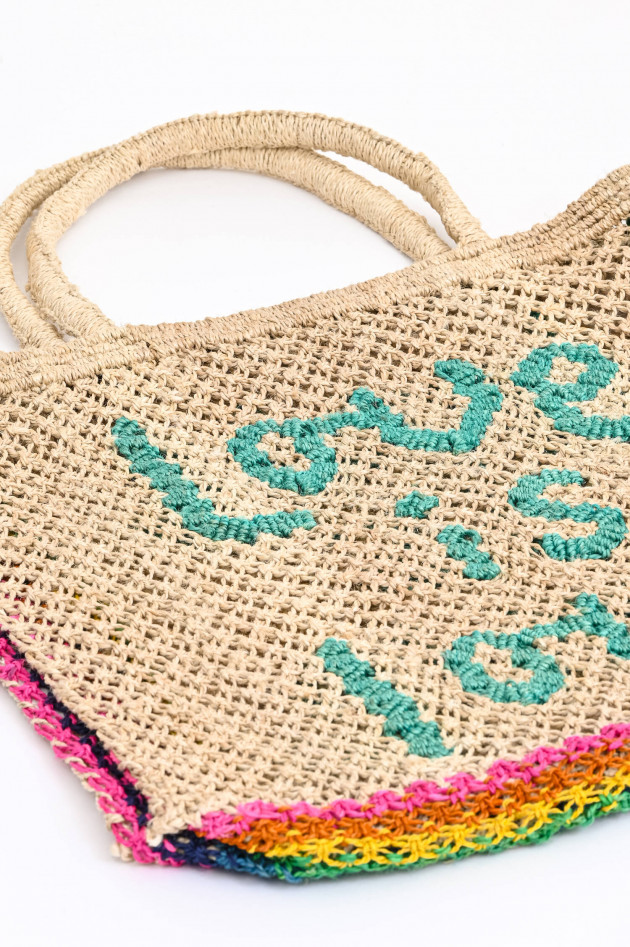 The Jacksons Jute-Tasche LOVE IS LOVE in Natur/Multicolor