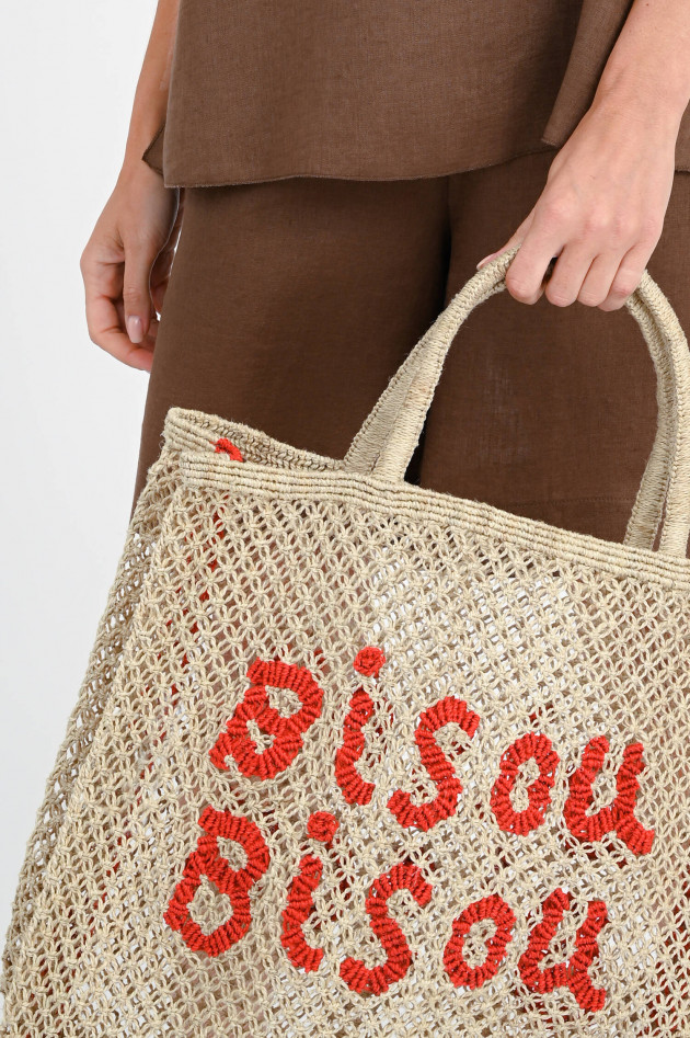 The Jacksons Shopper BISOU BISOU in Natur/Rot