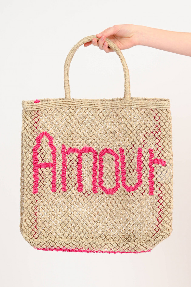 The Jacksons Shopper AMOUR in Natur/Pink