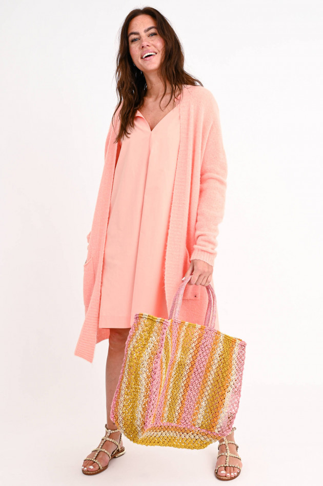 The Jacksons Jute-Shopper PICNIC ICECREAM in Rosa/Orange/Gelb