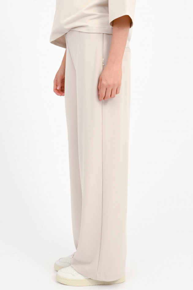 The Shirt Projekt Munich Sweatpants mit weitem Bein in Creme