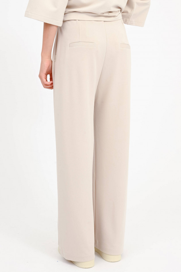 The Shirt Projekt Munich Sweatpants mit weitem Bein in Creme