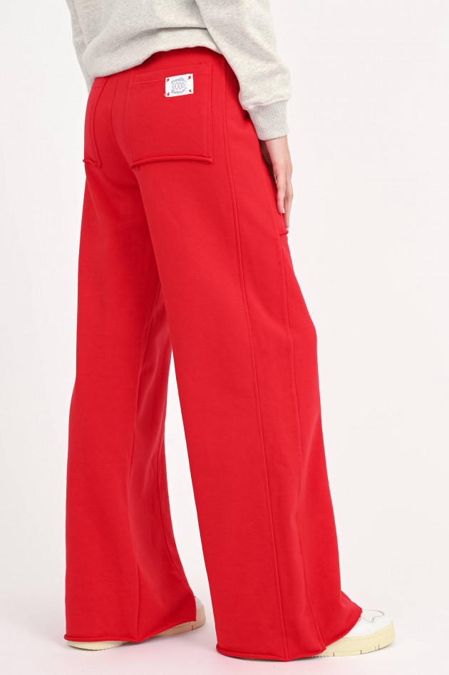 The Shirt Projekt Munich Sweatpants mit Ziernähten in Rot