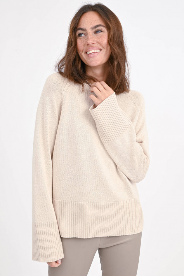 The Shirt Projekt Munich Rundhals-Pullover in Nude
