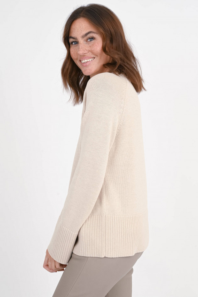 The Shirt Projekt Munich Rundhals-Pullover in Nude