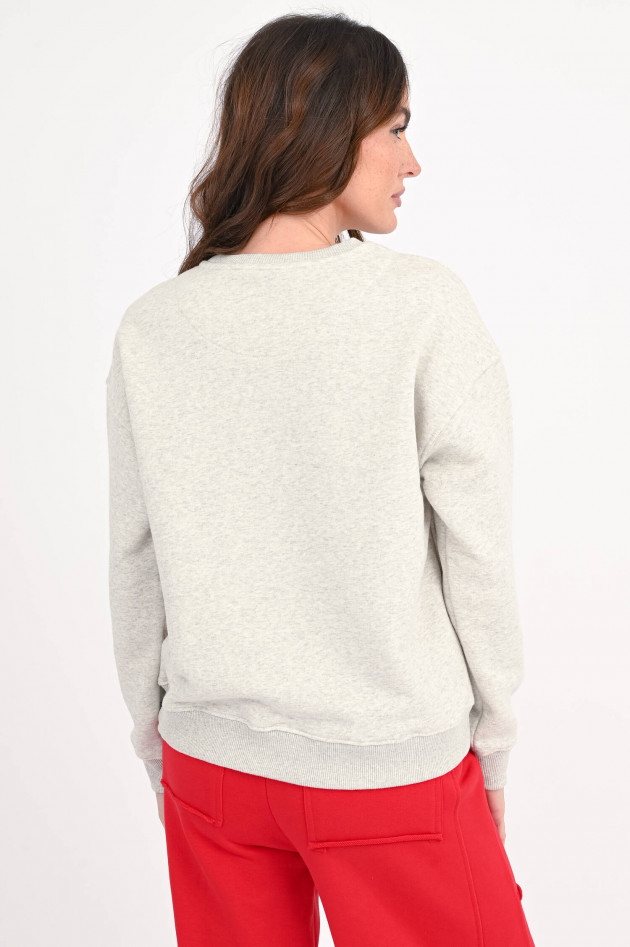 The Shirt Projekt Munich Sweatshirt OHLALA in Grau/Rot