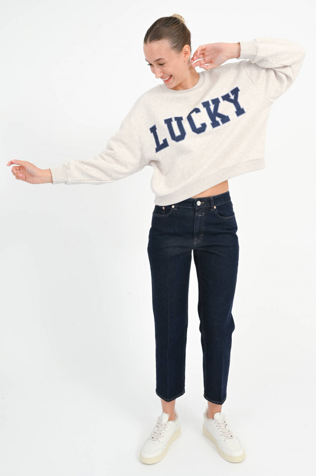 The Shirt Projekt Munich Sweater LUCKY in Greige meliert