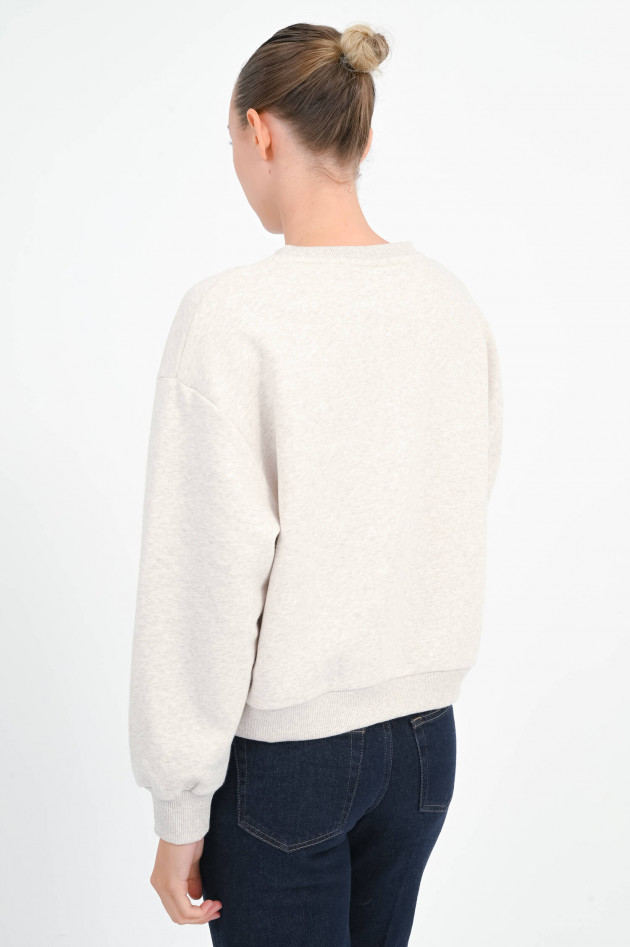 The Shirt Projekt Munich Sweater LUCKY in Greige meliert