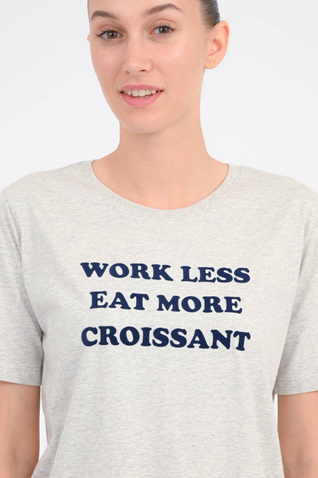 The Shirt Projekt Munich Shirt CROISSANT in Hellgrau/Blau