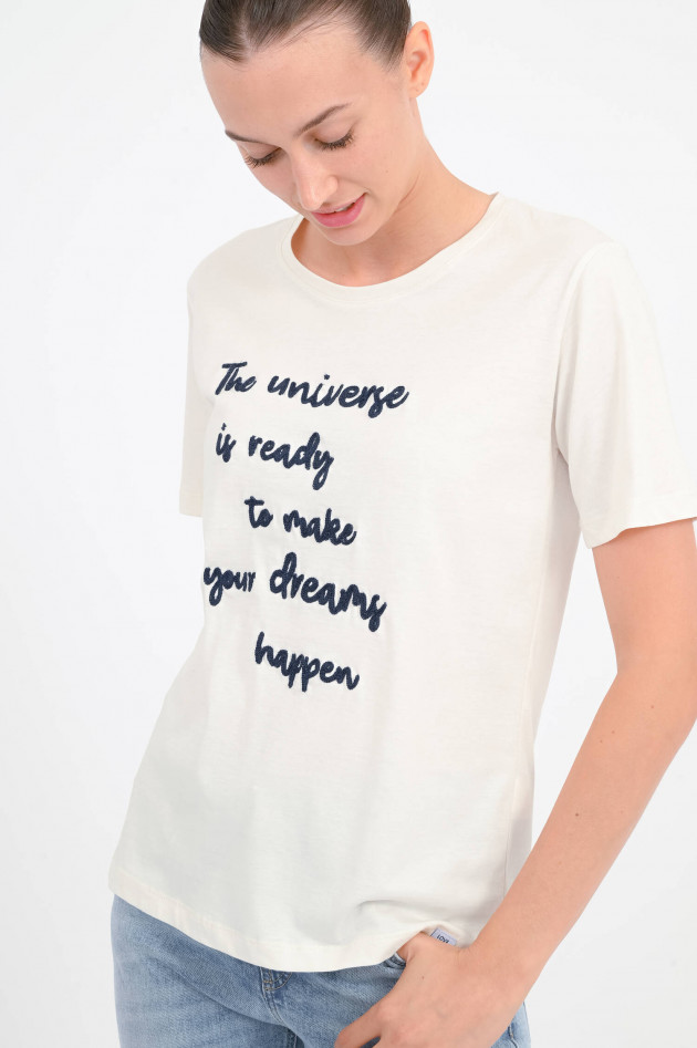 The Shirt Projekt Munich T-Shirt UNIVERSE in Weiß/Navy