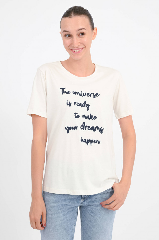The Shirt Projekt Munich T-Shirt UNIVERSE in Weiß/Navy