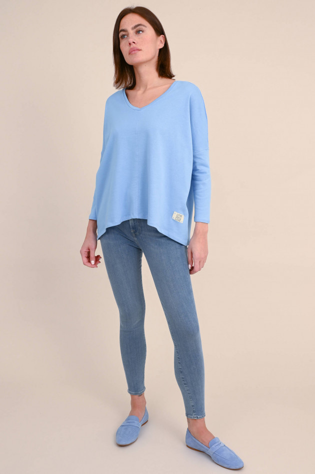 The Shirt Projekt Munich Langarm-Shirt in Hellblau