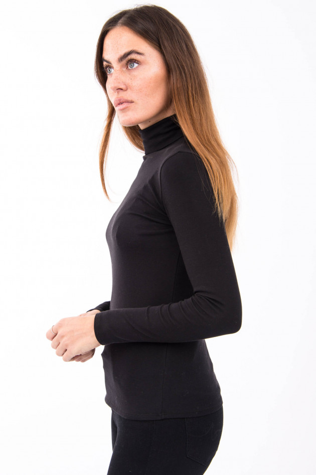 Thylie Rollkragenshirt FIONA in Schwarz