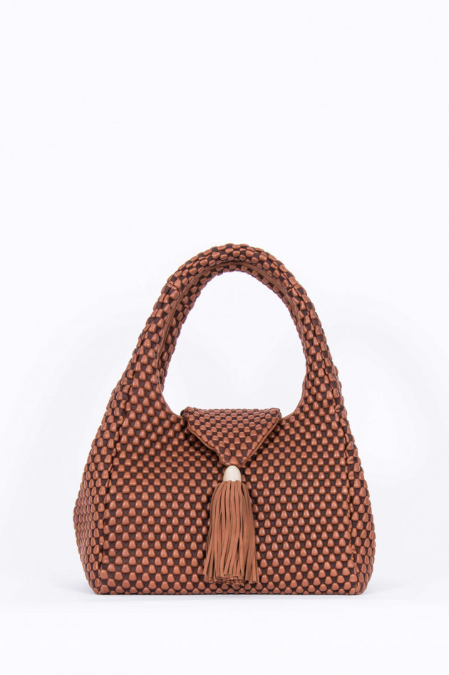 Tissa Fontaneda Shopper SIMPLE MATTER TASSLE in Gum/Camel