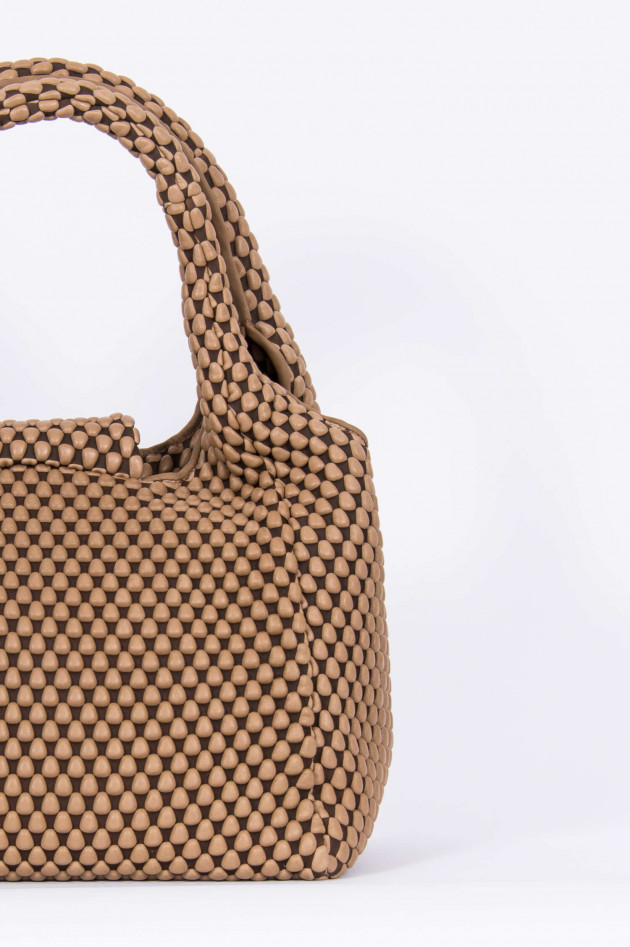 Tissa Fontaneda Shopper SIMPLE MATTER TASSLE in Gum/Taupe