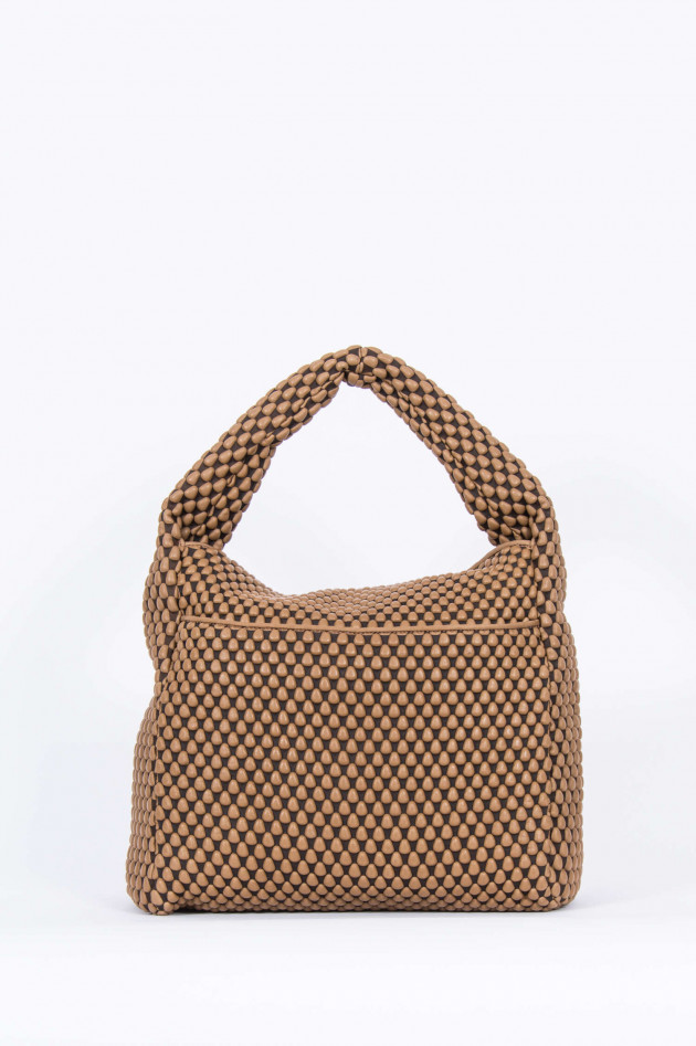 Tissa Fontaneda Schultertasche UPTOWN SACK in Gum/Taupe