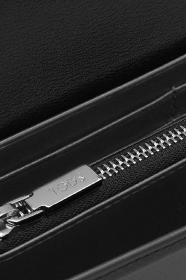 Tod's Geldbörse aus Leder in Schwarz