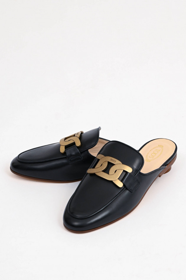 Tod's Klassische Mules in Schwarz