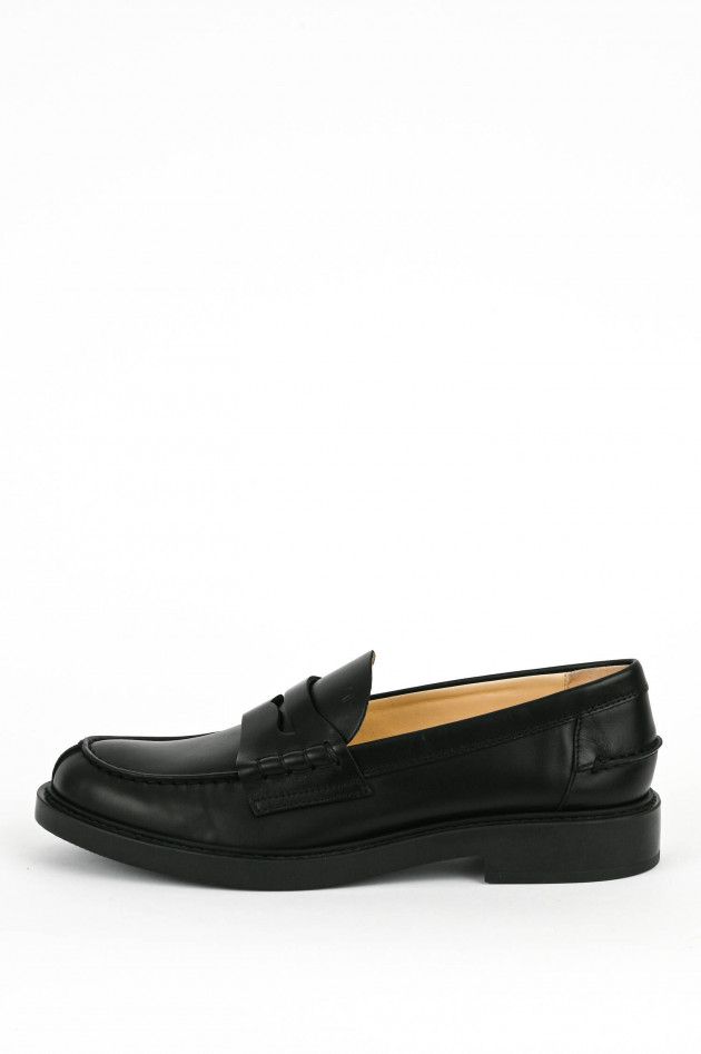 Tod's Loafer mit breiter Sohle in Schwarz