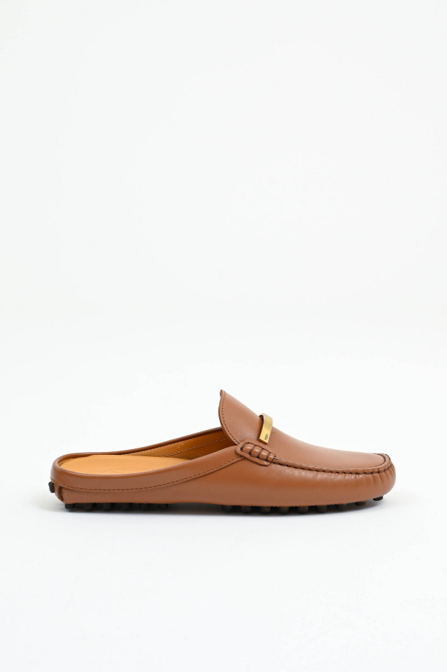 Tod's Mules mit Penny-Steg in Braun