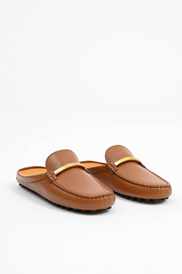 Tod's Mules mit Penny-Steg in Braun