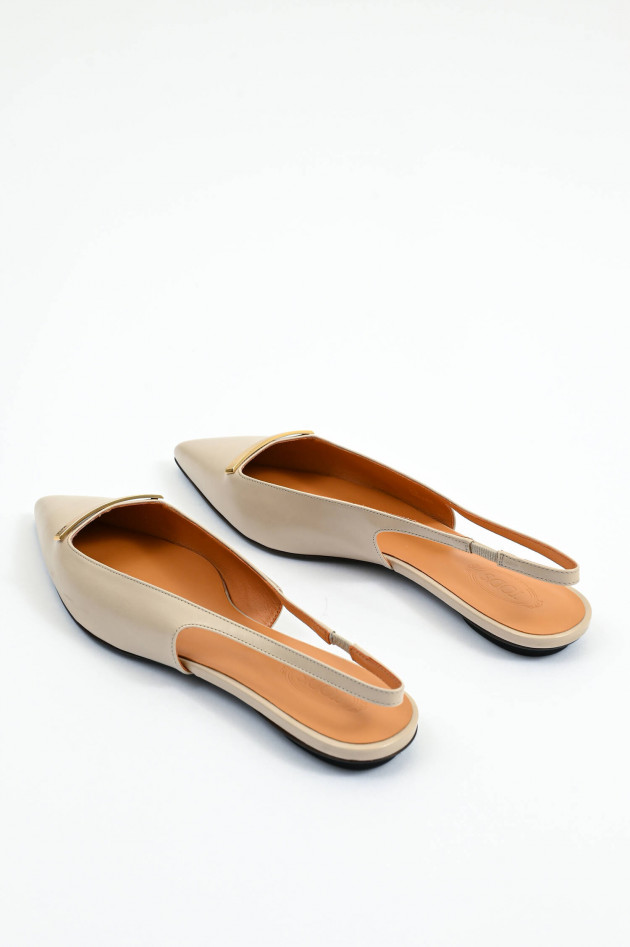 Tod's Sling-Back mit Metall-Detail Mastice