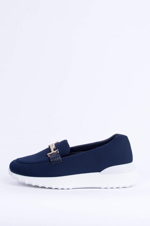 Tod's Mokassins mit moderner Sohle in Navy