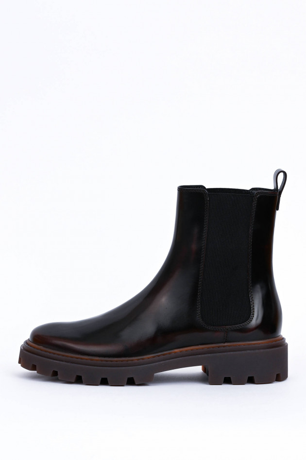 Tod's Chelsea-Boots in Mahagoni