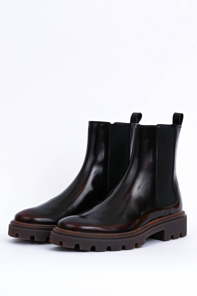 Tod's Chelsea-Boots in Mahagoni