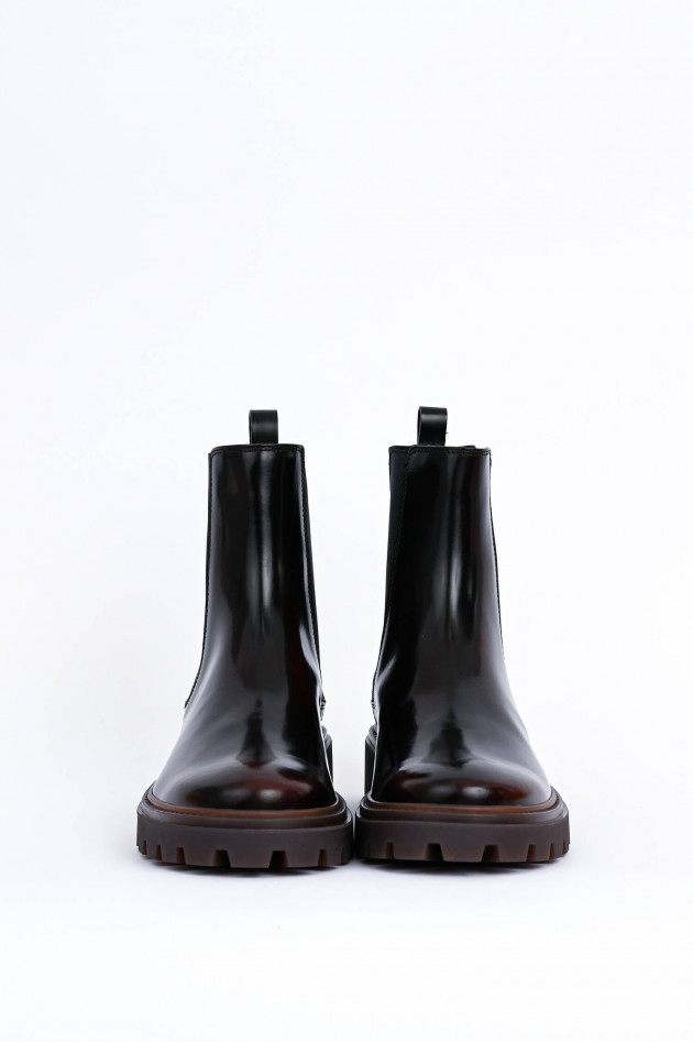 Tod's Chelsea-Boots in Mahagoni