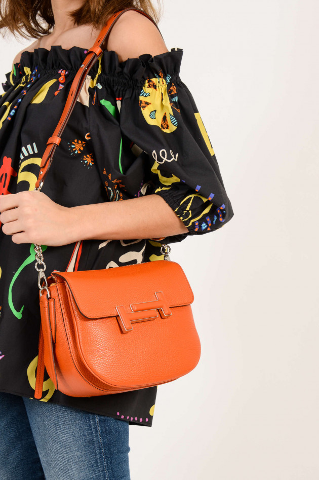 Tod's Tasche DOUBLE T CROSSBODY MINI in Orange