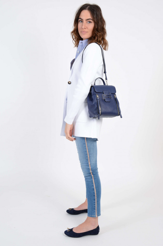 Tod's Rucksack DOUBLE T MINI in Blau