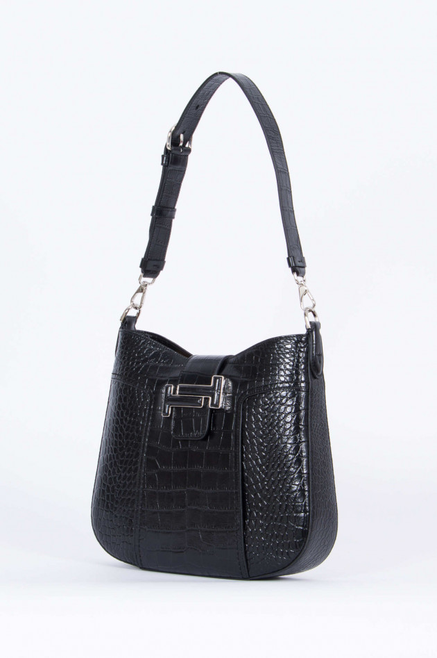 Tod's Double T Hobo-Tasche in Schwarz