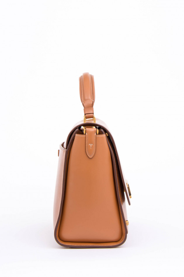 Tod's Handtasche mit Trapezform in Mahagoni