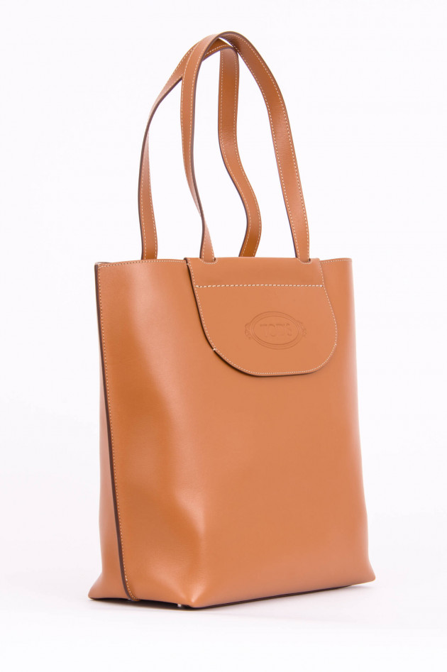 Tod's Tod's Shopper in Mahagoni